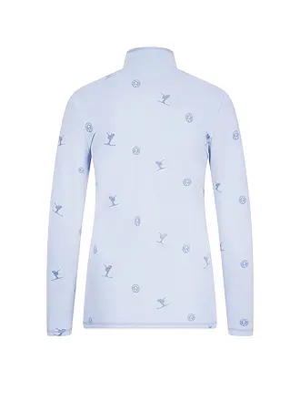 SPORTALM | Zipshirt intimo da sci da donna | hellblau